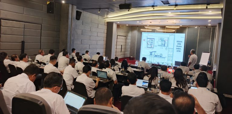 Suasana Rakornas PT Kimia Yasa di Excotel Design Hotel Surabaya, tanggal 22-23 Agustus 2025.